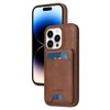 Per iPhone 14 Pro BETOPNICE Custodia per telefono con portafoglio MagSafe staccabile verticale a ribalta (marrone)
