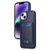 Per iPhone 14 Plus BETOPNICE Custodia per telefono con portafoglio MagSafe staccabile verticale a ribalta (blu)
