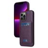 Per iPhone 13 Pro Max BETOPNICE Custodia per telefono con portafoglio MagSafe staccabile verticale a ribalta (viola)