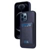 Per iPhone 12 Pro Max BETOPNICE Custodia per telefono con portafoglio MagSafe staccabile verticale a ribalta (blu)