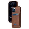 Per iPhone 12 Pro Max BETOPNICE Custodia per telefono con portafoglio MagSafe staccabile verticale a ribalta (marrone)