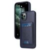 Per iPhone 11 Pro Max BETOPNICE Custodia per telefono con portafoglio MagSafe staccabile verticale a ribalta (blu)