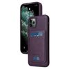 Per iPhone 11 Pro Max BETOPNICE Custodia per telefono con portafoglio MagSafe staccabile verticale a ribalta (viola)