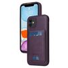 Per iPhone 11 BETOPNICE Custodia per telefono con portafoglio MagSafe staccabile verticale a ribalta (viola)