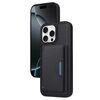 Per iPhone 16 Pro Max BETOPNICE Custodia per telefono con portafoglio MagSafe staccabile orizzontale a ribalta (nero)