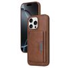 Per iPhone 16 Pro Max BETOPNICE Custodia per telefono con portafoglio MagSafe staccabile orizzontale a ribalta (marrone)