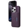 Per iPhone 16 Pro BETOPNICE Custodia per telefono con portafoglio MagSafe staccabile orizzontale a ribalta (viola)