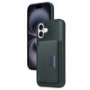 Per iPhone 16 Plus BETOPNICE Custodia per telefono con portafoglio MagSafe staccabile orizzontale a ribalta (verde)