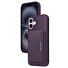 Per iPhone 16 Plus BETOPNICE Custodia per telefono con portafoglio MagSafe staccabile orizzontale a ribalta (viola)