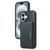 Per iPhone 16 BETOPNICE Custodia per telefono con portafoglio MagSafe staccabile orizzontale a ribalta (verde)