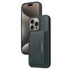Per iPhone 15 Pro Max BETOPNICE Custodia per telefono con portafoglio MagSafe staccabile orizzontale a ribalta (verde)
