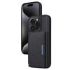 Per iPhone 15 Pro BETOPNICE Custodia per telefono con portafoglio MagSafe staccabile orizzontale a ribalta (nero)