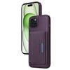 Per iPhone 15 Plus BETOPNICE Custodia per telefono con portafoglio MagSafe staccabile orizzontale a ribalta (viola)