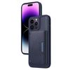 Per iPhone 14 Pro Max BETOPNICE Custodia per telefono con portafoglio MagSafe staccabile orizzontale a ribalta (blu)
