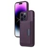 Per iPhone 14 Pro Max BETOPNICE Custodia per telefono con portafoglio MagSafe staccabile orizzontale a ribalta (viola)