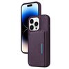 Per iPhone 14 Pro BETOPNICE Custodia per telefono con portafoglio MagSafe staccabile orizzontale a ribalta (viola)