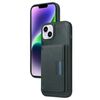 Per iPhone 14 Plus BETOPNICE Custodia per telefono con portafoglio MagSafe staccabile orizzontale a ribalta (verde)