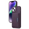 Per iPhone 14 Plus BETOPNICE Custodia per telefono con portafoglio MagSafe staccabile orizzontale a ribalta (viola)