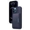 Per iPhone 12 Pro Max BETOPNICE Custodia per telefono con portafoglio MagSafe staccabile orizzontale a ribalta (blu)