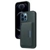 Per iPhone 12 Pro Max BETOPNICE Custodia per telefono con portafoglio MagSafe staccabile orizzontale a ribalta (verde)