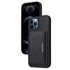 Per iPhone 12 Pro Max BETOPNICE Custodia per telefono con portafoglio MagSafe staccabile orizzontale a ribalta (nero)