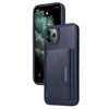 Per iPhone 11 Pro Max BETOPNICE Custodia per telefono con portafoglio MagSafe staccabile orizzontale a ribalta (blu)