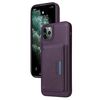 Per iPhone 11 Pro Max BETOPNICE Custodia per telefono con portafoglio MagSafe staccabile orizzontale a ribalta (viola)
