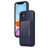 Per iPhone 11 BETOPNICE Custodia per telefono con portafoglio MagSafe staccabile orizzontale a ribalta (blu)