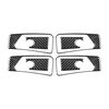 Per Mercedes-Benz Classe G W463 8 pezzi/set adesivi per maniglie interne (nero)
