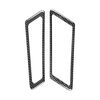 Per Mercedes-Benz Classe G W463 2 pezzi/set adesivi per prese d'aria su entrambi i lati del cofano (nero)