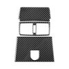 Per Mercedes-Benz Classe G W463 3 pezzi/set adesivo bocchetta aria centrale posteriore (nero)