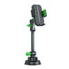 Supporto per cellulare con ventosa potente per auto, supporto per navigazione in vetro anteriore (clip quadrata verde)