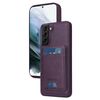 Per Samsung Galaxy S21+ 5G BETOPNICE Custodia per telefono con portafoglio MagSafe staccabile verticale a ribalta (viola)