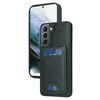 Per Samsung Galaxy S21 5G BETOPNICE Custodia per telefono con portafoglio MagSafe staccabile verticale a ribalta (verde)