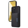 Per Samsung Galaxy S22+ 5G BETOPNICE Custodia per telefono con portafoglio MagSafe staccabile con chiusura a scatto orizzontale (nero)