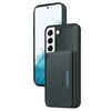 Per Samsung Galaxy S22 5G BETOPNICE Custodia per telefono con portafoglio MagSafe staccabile con chiusura a scatto orizzontale (verde)