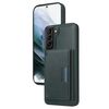 Per Samsung Galaxy S21+ 5G BETOPNICE Custodia per telefono con portafoglio MagSafe staccabile orizzontale a ribalta (verde)