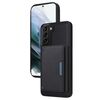 Per Samsung Galaxy S21+ 5G BETOPNICE Custodia per telefono con portafoglio MagSafe staccabile orizzontale a ribalta (nero)