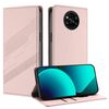 Per Xiaomi Poco X3 Pro / Poco X3 Custodia per telefono in pelle retrò con portafoglio multifunzionale in rilievo (rosa)