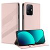 Per Xiaomi 11T / 11T Pro Custodia per telefono in pelle retrò con portafoglio multifunzionale in rilievo (rosa)