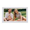 Cornice per foto con display LCD da 17 pollici, 1G+32GB, CPU quad-core 3326C, Android 7.0, spina: spina UE (bianco)