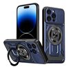 Per iPhone 14 Pro Armor Rotating Holder MagSafe Custodia per telefono (blu)
