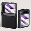Per Huawei Pura X Custodia per telefono con cerniera in pelle con texture integrata (nero)
