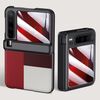 Per Huawei Pura X Custodia per telefono con cerniera in pelle con texture integrata (rosso)