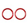 Per Mercedes-Benz Classe G W463 2 pezzi/set adesivo per altoparlante porta posteriore (rosso)