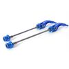 FMFXTRA JX77 Leva di sgancio rapido per bicicletta Asse in lega di alluminio lavorato CNC (blu)