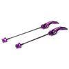 FMFXTRA JX77 Leva di sgancio rapido per bicicletta Asse in lega di alluminio lavorato CNC (viola)
