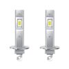 2 pezzi Mini 1:1 Lampadina per fari a LED per auto con spina diretta, specifiche: H1 (luce bianca)