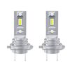 2 pezzi Mini 1:1 Lampadina per fari a LED per auto con spina diretta, specifiche: H7 (luce bianca)