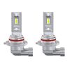 2 pezzi Mini 1:1 Lampadina per fari a LED per auto con spina diretta, specifiche: 9006 (luce bianca)